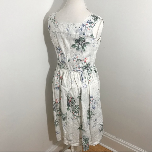 Malvin Floral Linen Dress - Picture 7 of 12